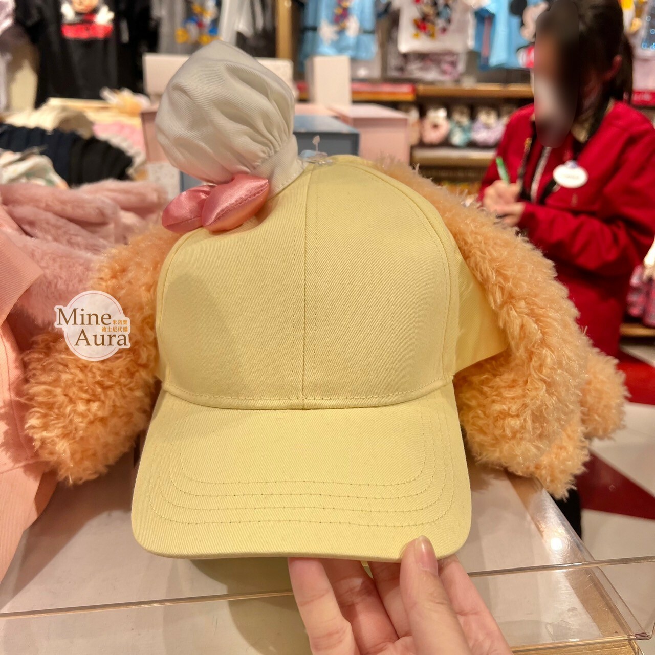 可琦安 餅乾 CookieAnn 立體耳朵 造型 棒球帽 帽子 -香港迪士尼樂園