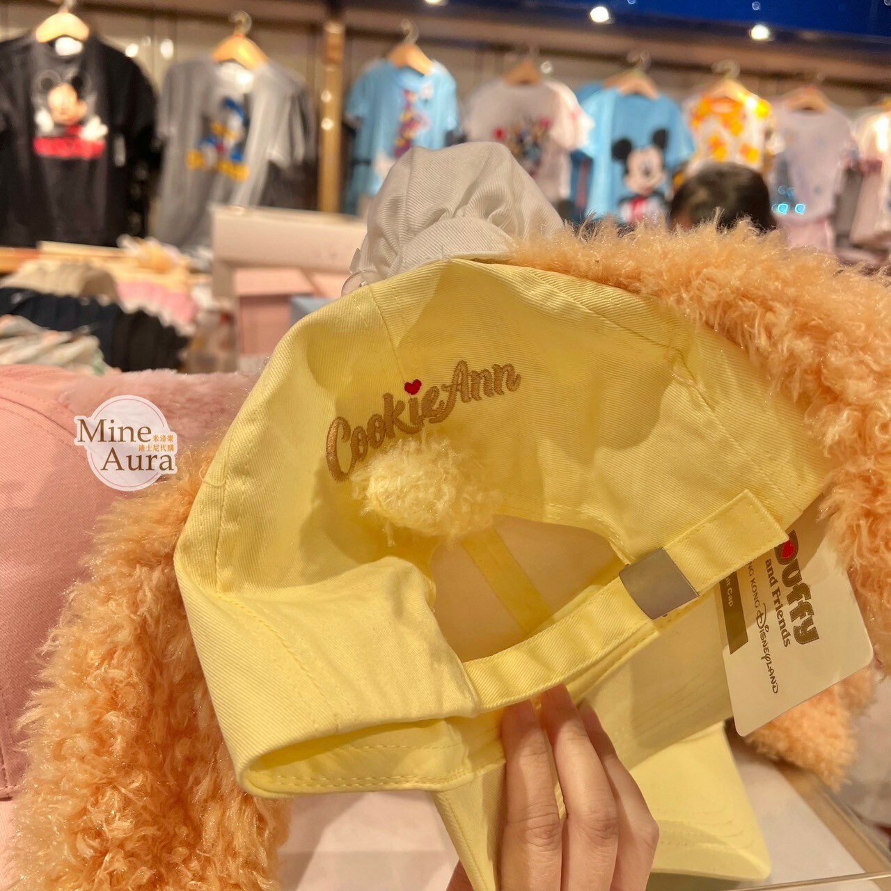 可琦安 餅乾 CookieAnn 立體耳朵 造型 棒球帽 帽子 -香港迪士尼樂園