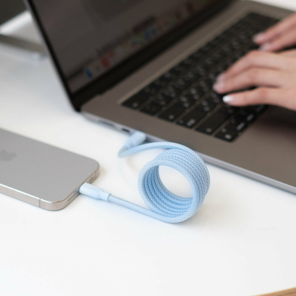 Allite | Easy Cable 磁吸收納編織快充線 USB-C to USB-C 1m【Allite 官方授權經銷】