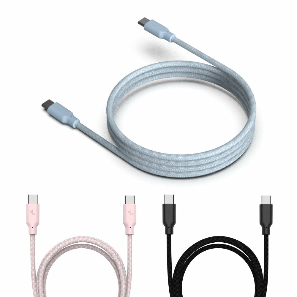 Allite | Easy Cable 磁吸收納編織快充線 USB-C to USB-C 1m【Allite 官方授權經銷】