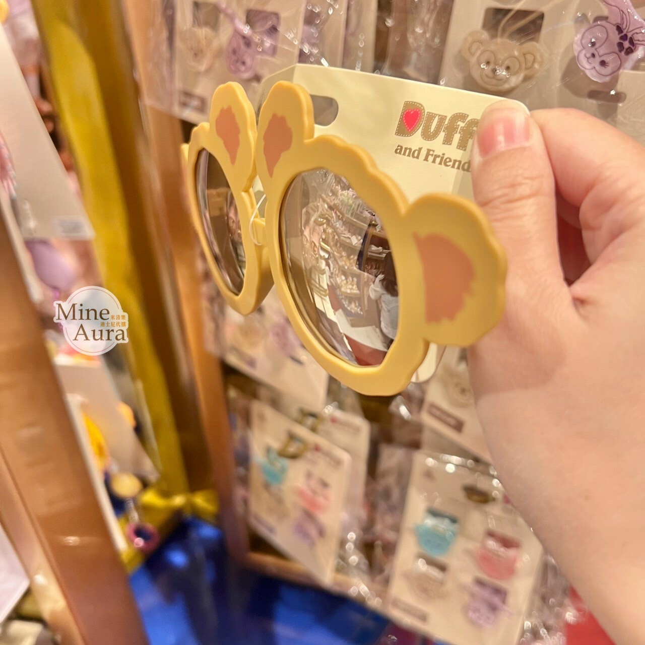 達菲 Duffy 造型太陽眼鏡 墨鏡 -香港迪士尼樂園