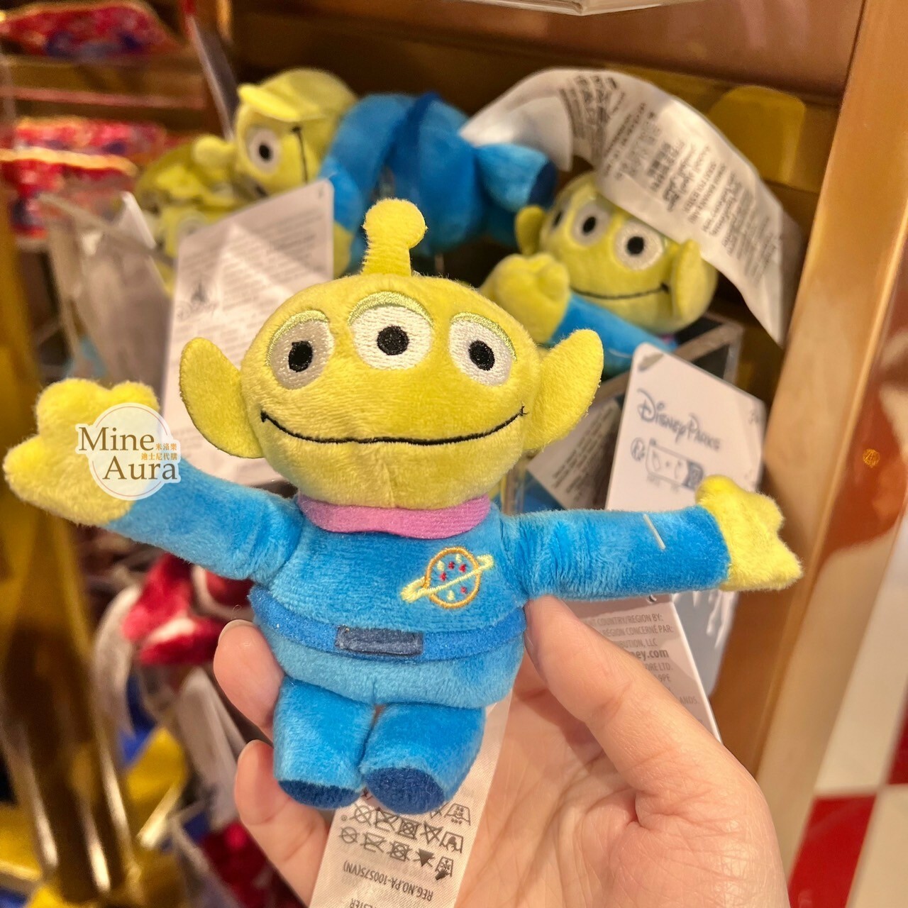 三眼怪 Alien 絨毛 磁鐵 公仔 玩具總動員 Toy Story -香港迪士尼樂園