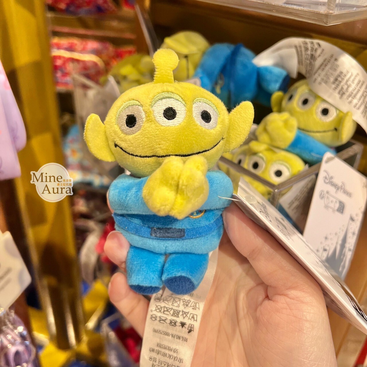 三眼怪 Alien 絨毛 磁鐵 公仔 玩具總動員 Toy Story -香港迪士尼樂園