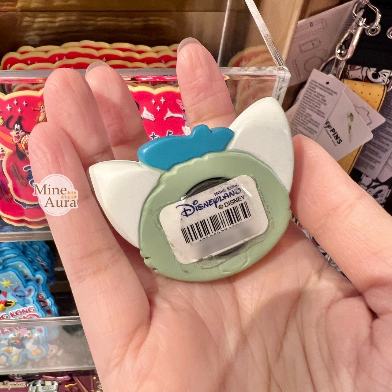 傑拉托尼 畫家貓 Gelatoni 大頭造型 磁鐵 -香港迪士尼樂園