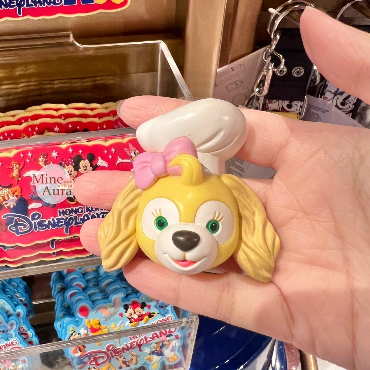 可琦安 餅乾 CookieAnn 大頭造型 磁鐵 -香港迪士尼樂園