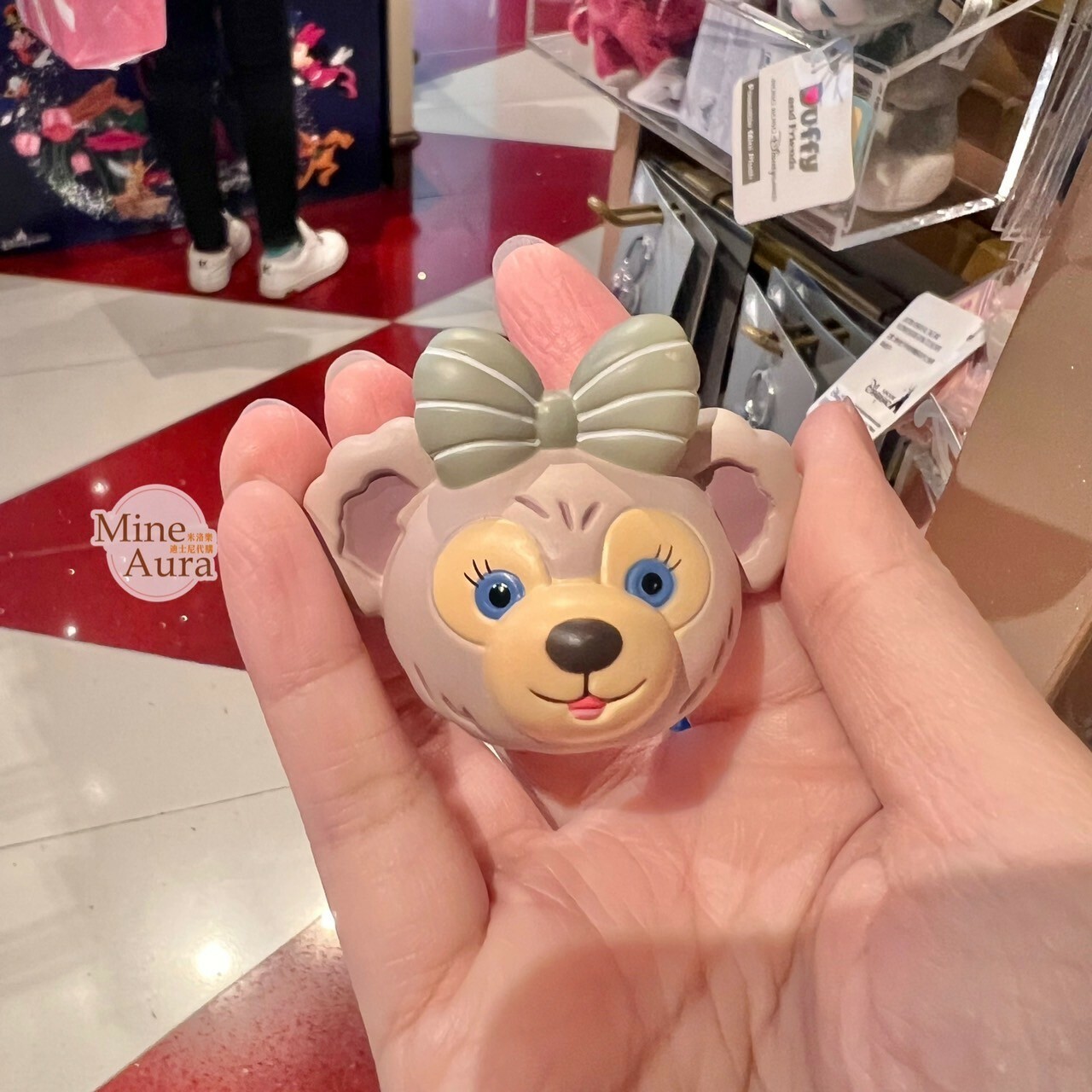 雪莉玫 ShellieMay 大頭造型 磁鐵 -香港迪士尼樂園