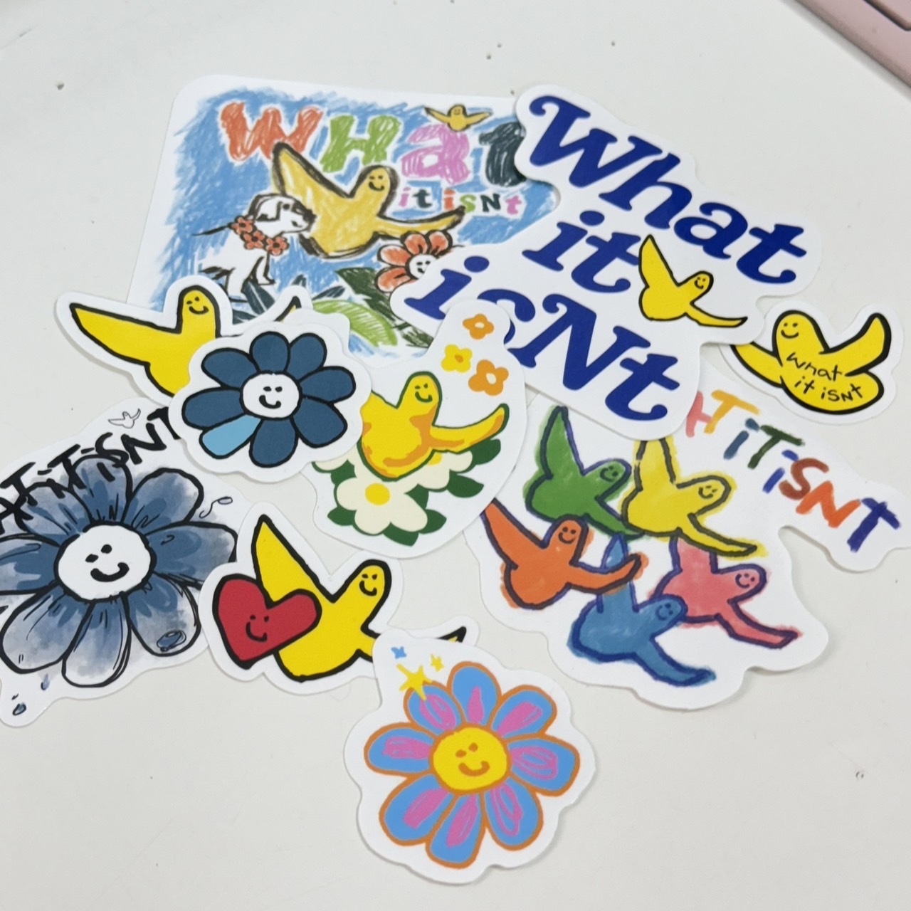 #現貨 WHAT IT ISNT 小天使 造型貼紙 10入/包