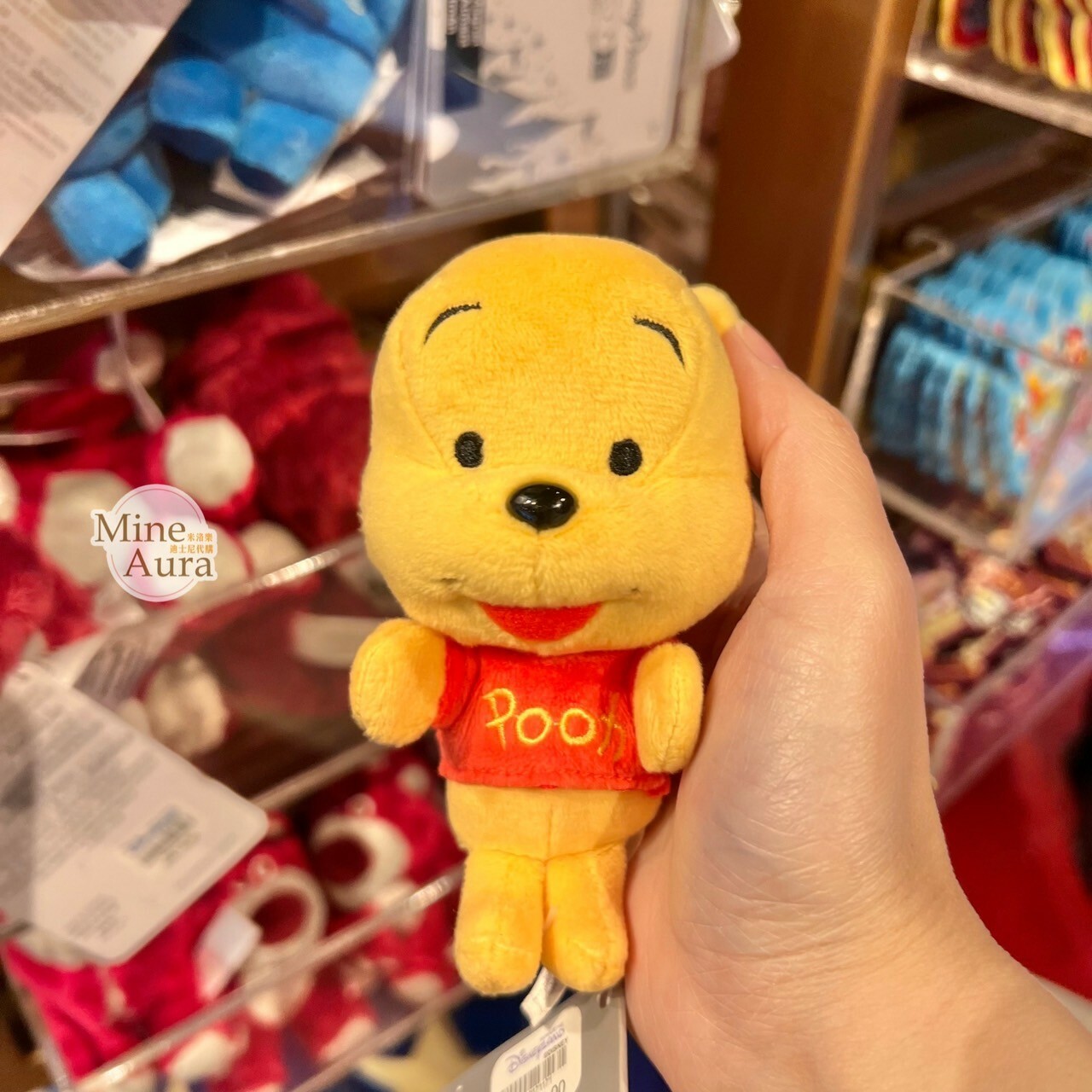 小熊維尼 Winnie the Pooh 絨毛 磁鐵 公仔 -香港迪士尼樂園