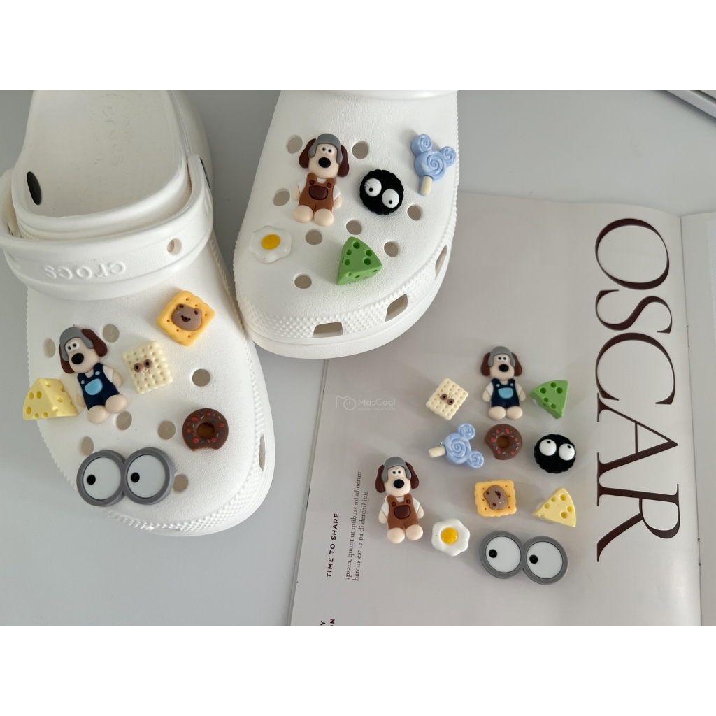 藍咖掌門狗鞋扣套組