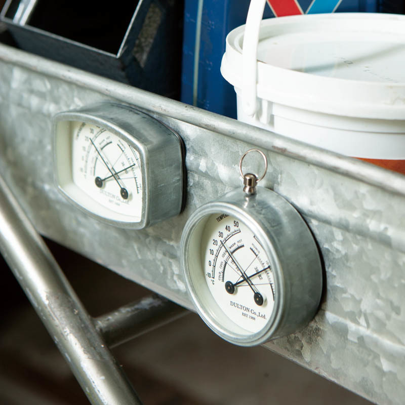 溫溼度計∣美式復古系列 經典圓型∣日本 DULTON