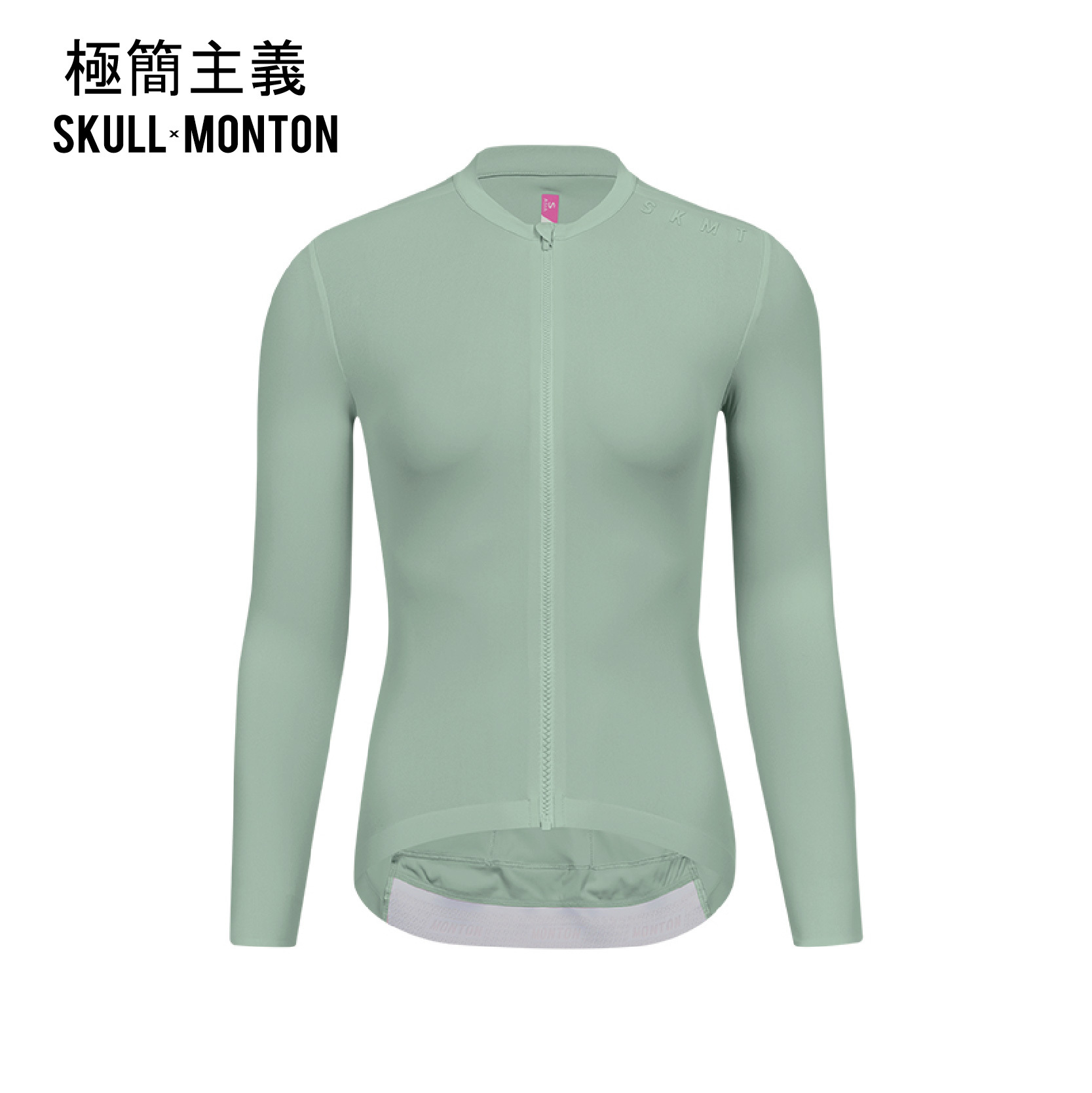 極簡主義淺綠女款長上衣