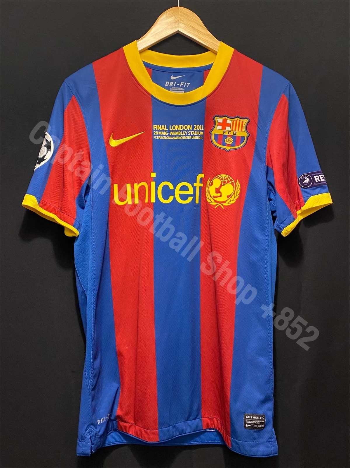 巴塞隆拿 2010-2011 歐聯決賽 Nike 主場球衣 #10 MESSI