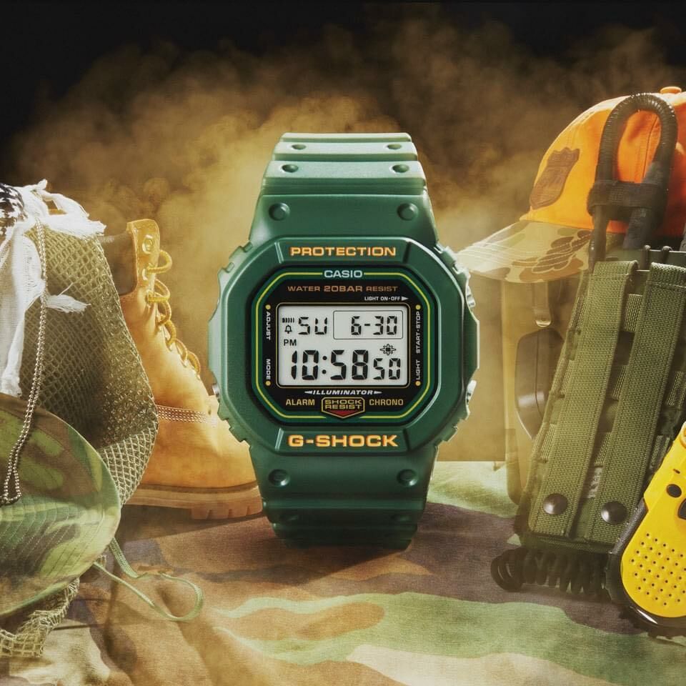 Casio G-Shock DW-5600RB-3 手錶 (香港行貨)