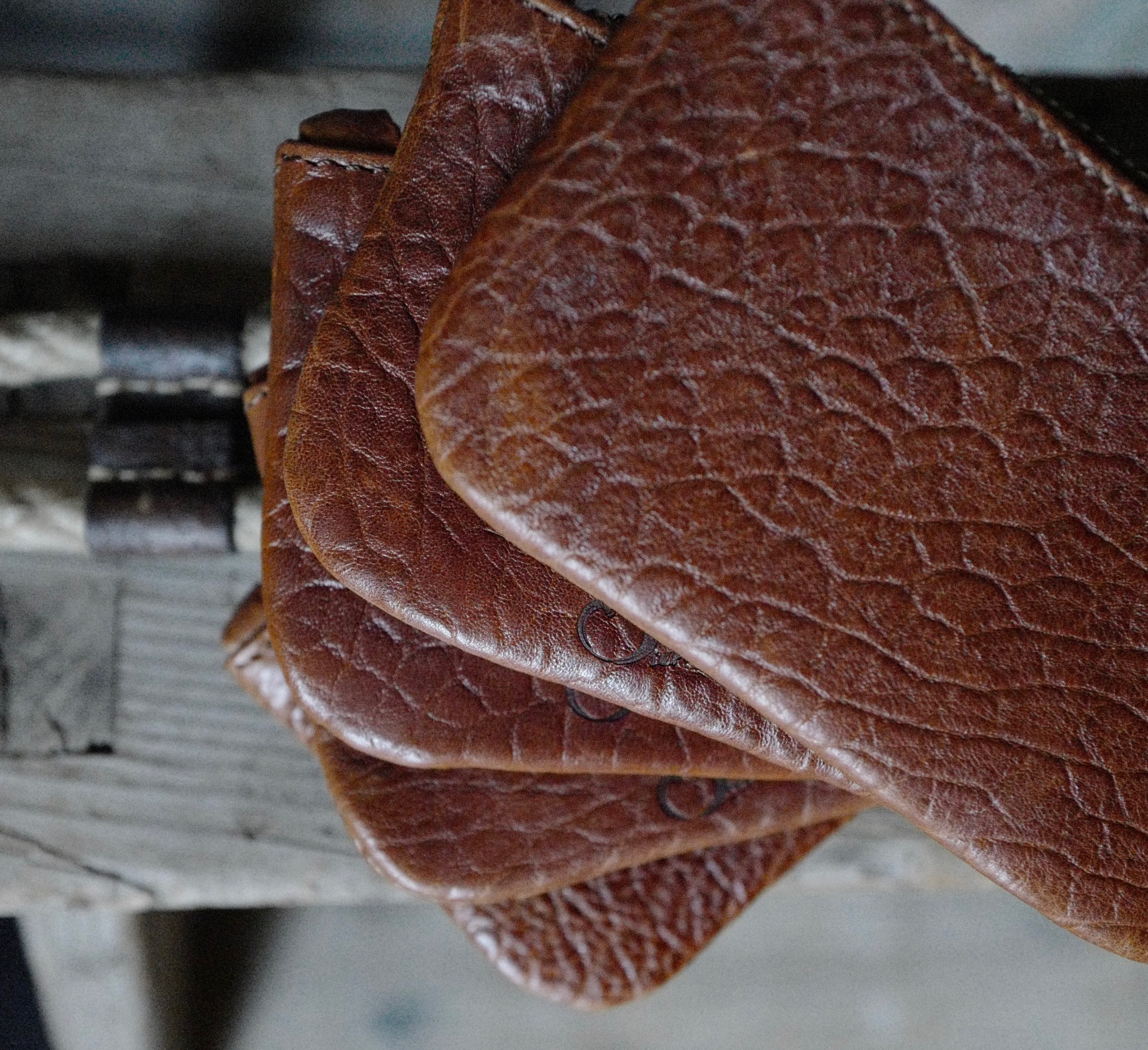 S.F.K 小物包 leather pouch ／特殊幼野牛皮