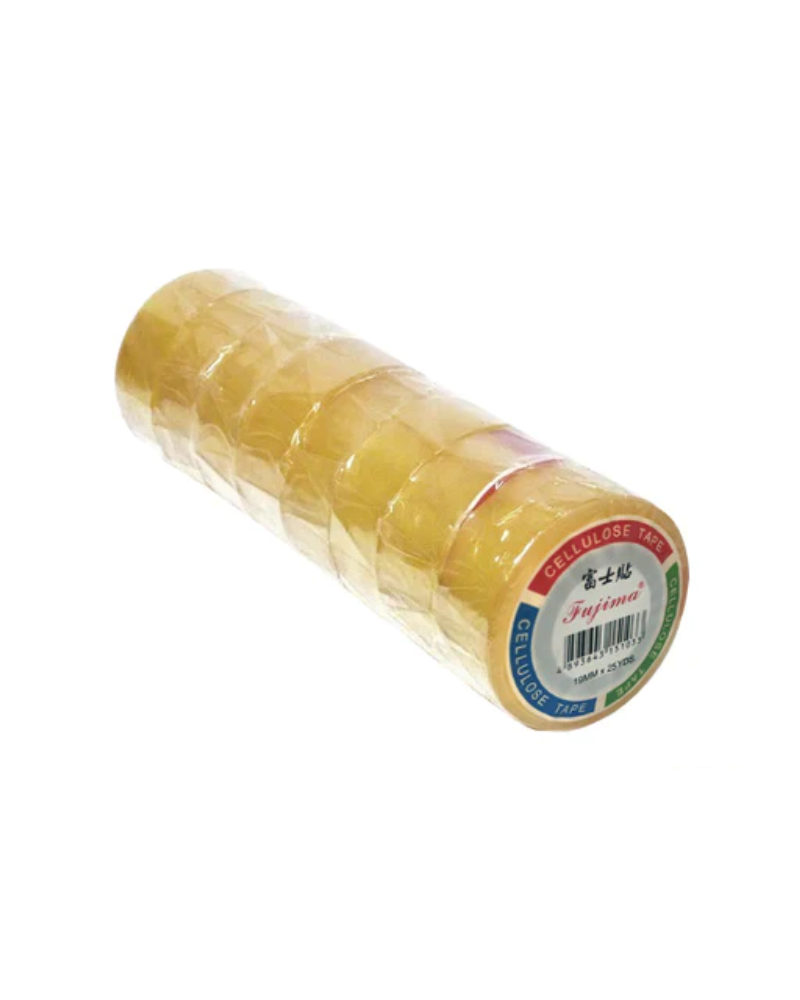富士貼 文具膠紙 3/4" 25y (一條8卷)