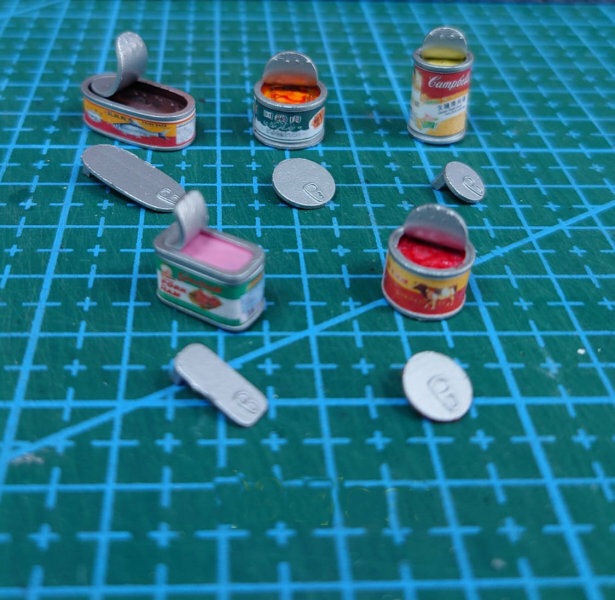 Ausan workshop: 1/12 罐頭5款套裝