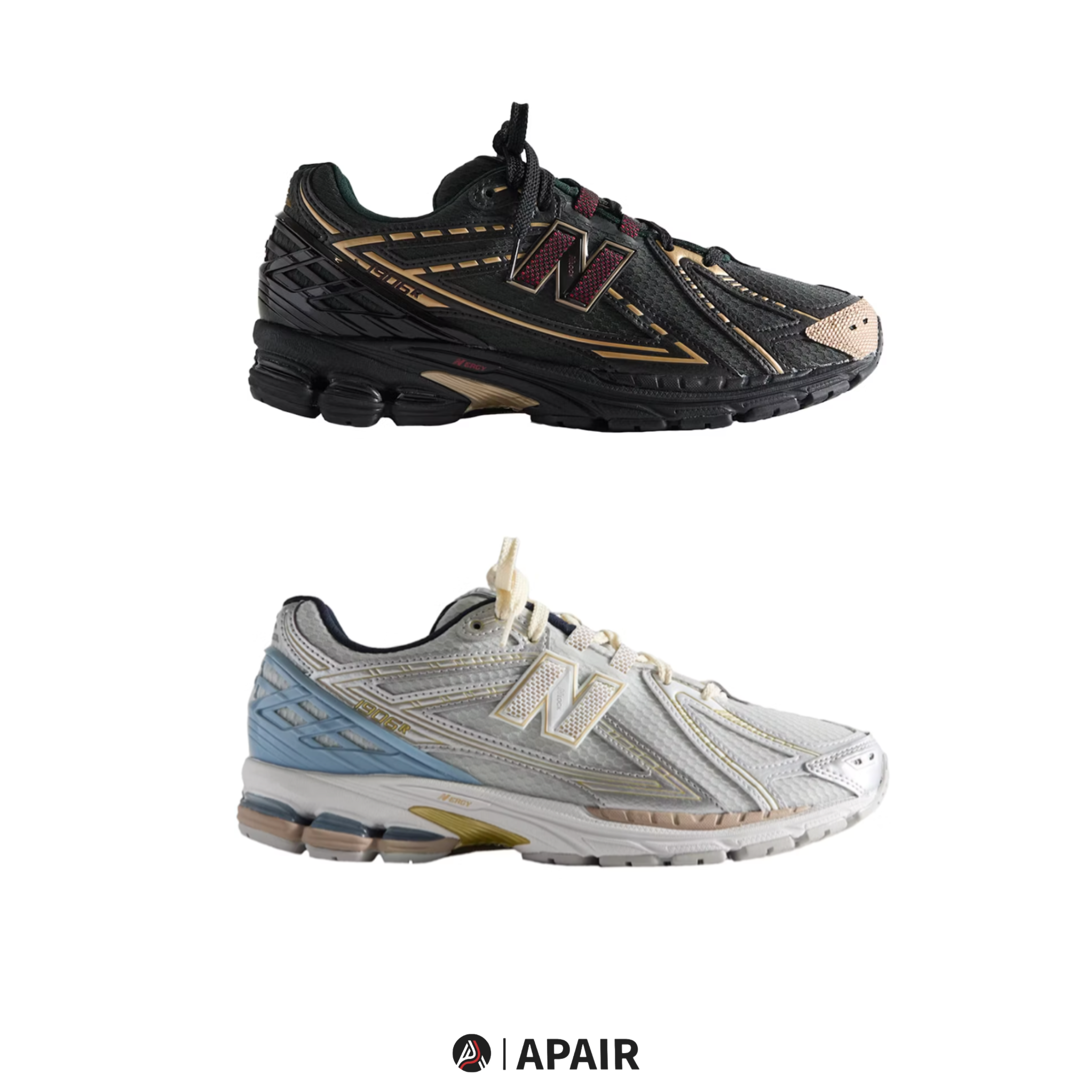 【APAIR】預購 KITH x New Balance 1906R 白藍 勃根地紅黑 兩色 聯名款