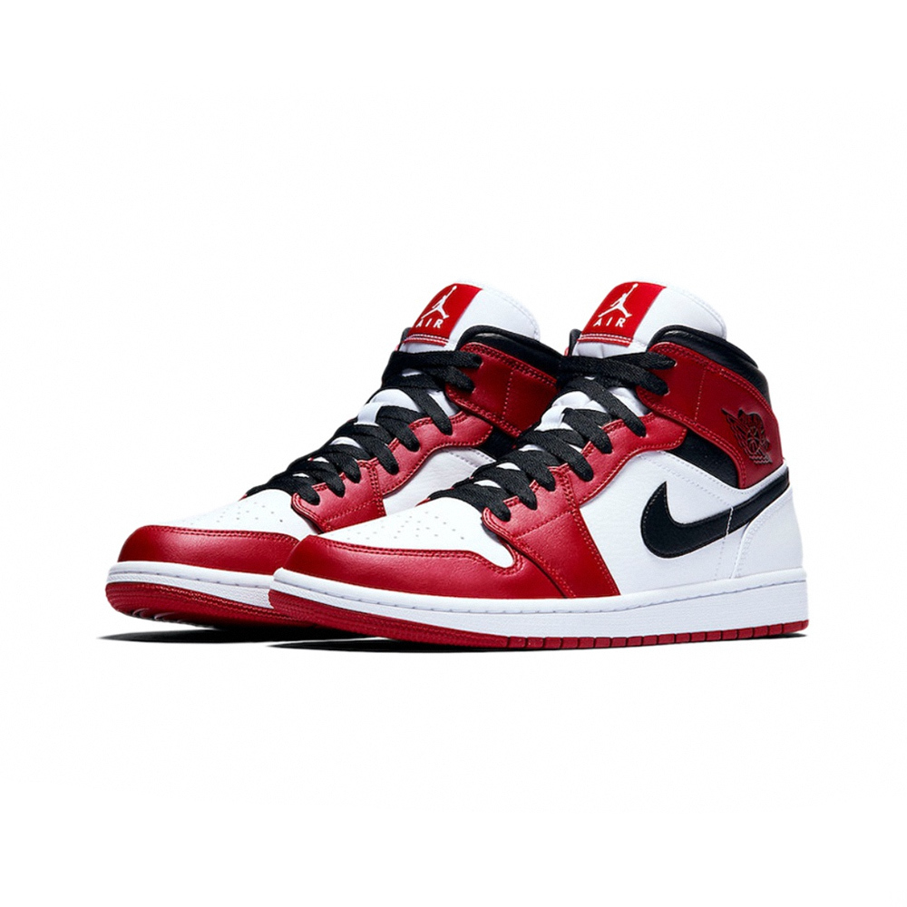 Air Jordan 1 Mid Chicago 白芝加哥 554724-173