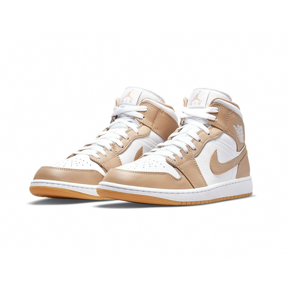 Air Jordan 1 Mid Tan Gum 奶茶 卡其 554724-271