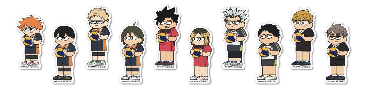 排球少年plaza 限定 特典貼紙