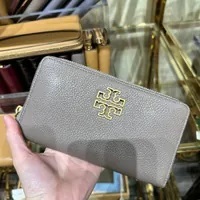 [S] TORY BURCH BRITTEN ZIP CONTINENTAL,PORTOBELLO, 141004-034 (STB516)