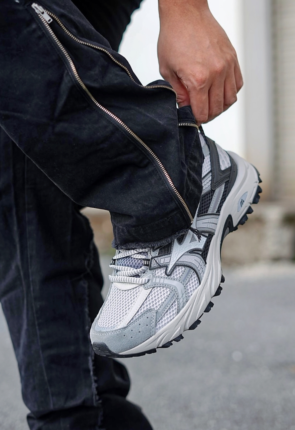 【APAIR】預購 Mizuno FIYI TL 機能鞋款 戶外 灰白黑 D1GH240902