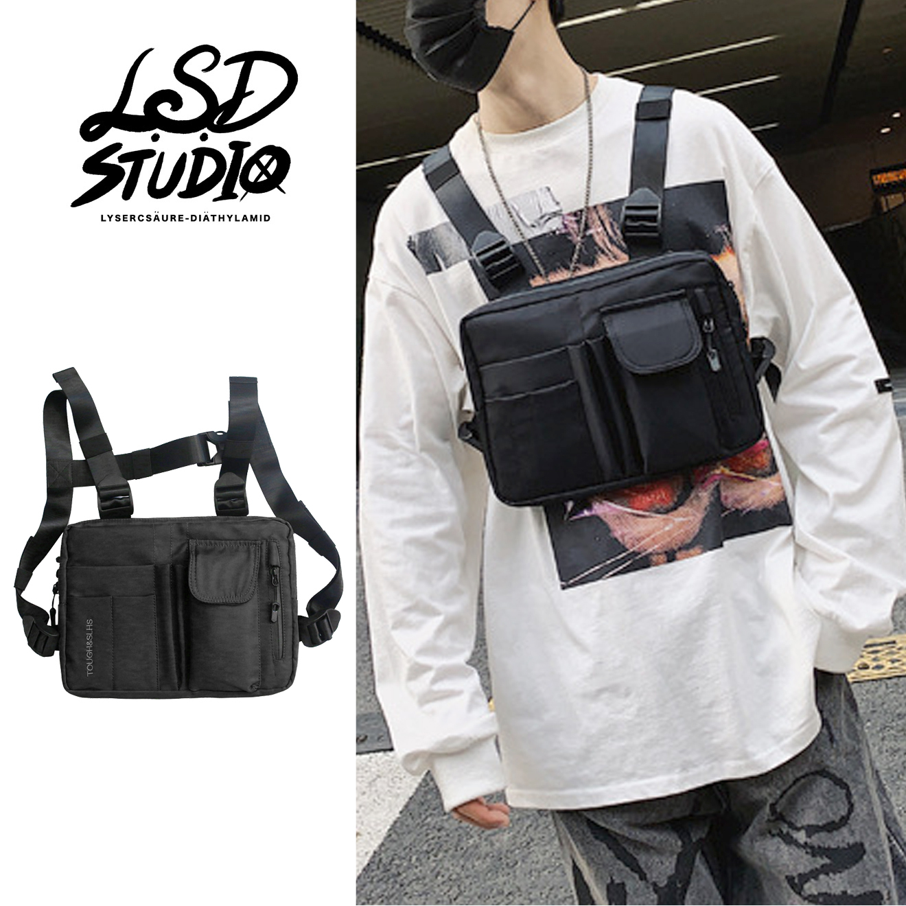 【BGHF007】戰術機能型多袋胸包