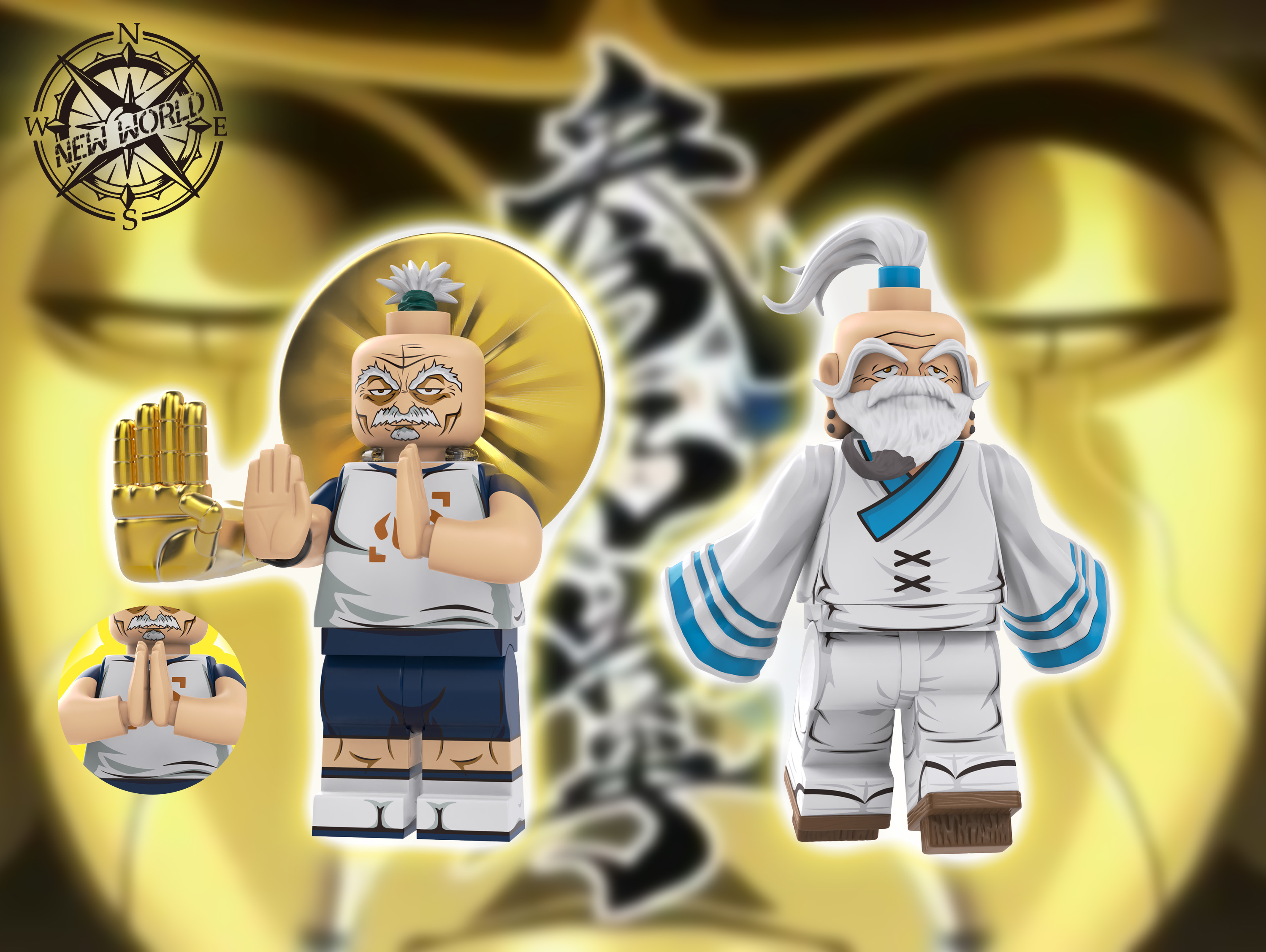 [New World][Preorder] HUNTER×HUNTER -  Aizakku Netero [UVprinted]