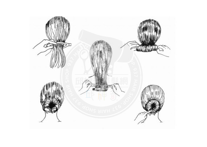 神奇雙勾盤髮器