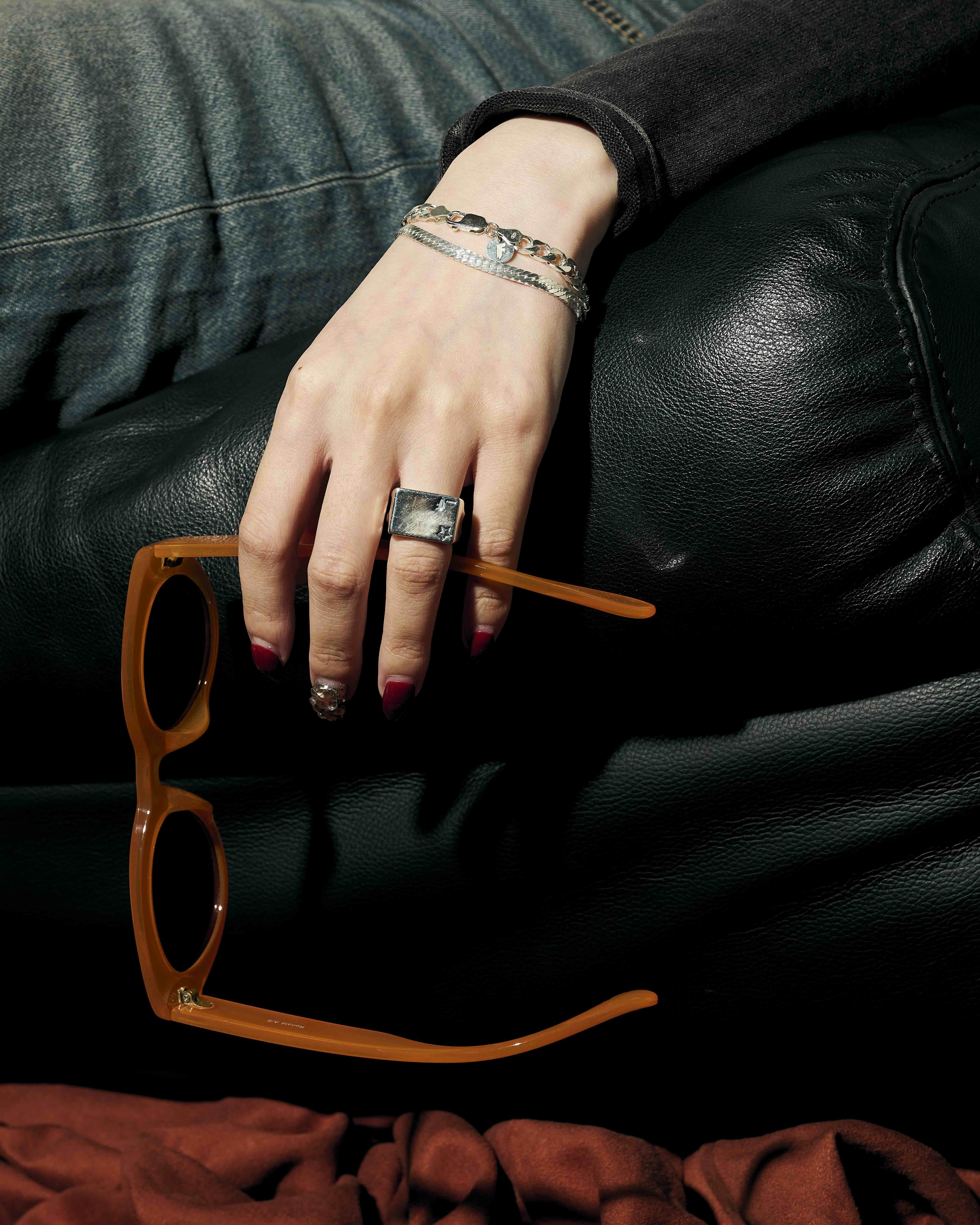 THE FLAME 星空F銀戒指 .925 Silver Starly F Ring