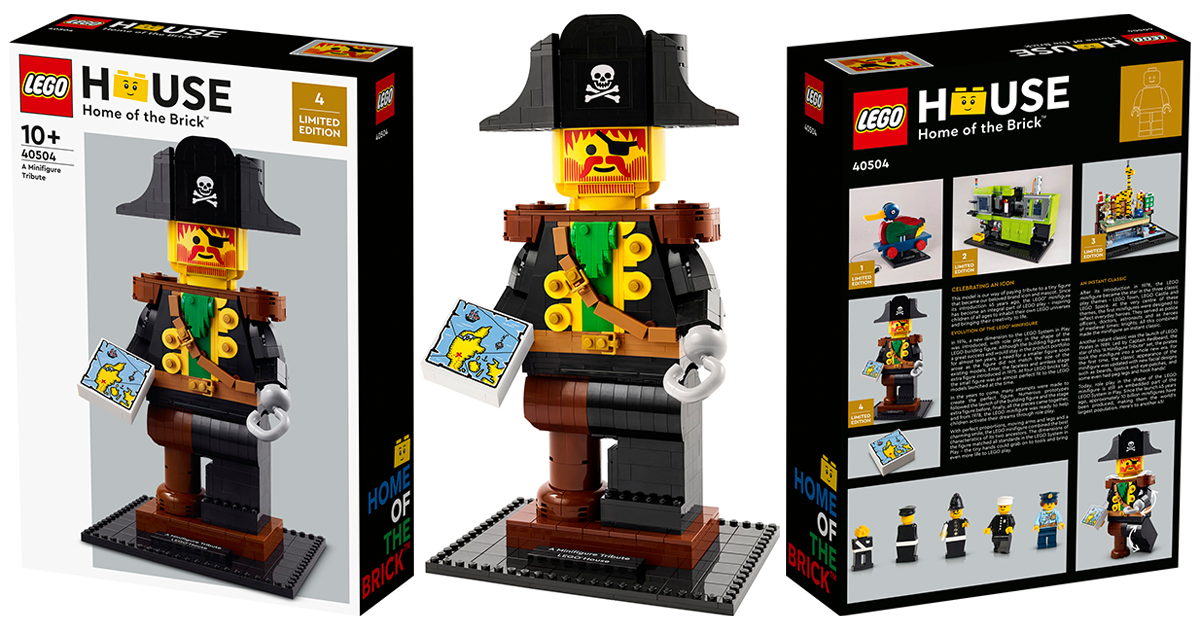 LEGO 40504「致敬樂高人偶」A Minifigure Tribute 經典紅鬍子船長放大現身！【LEG