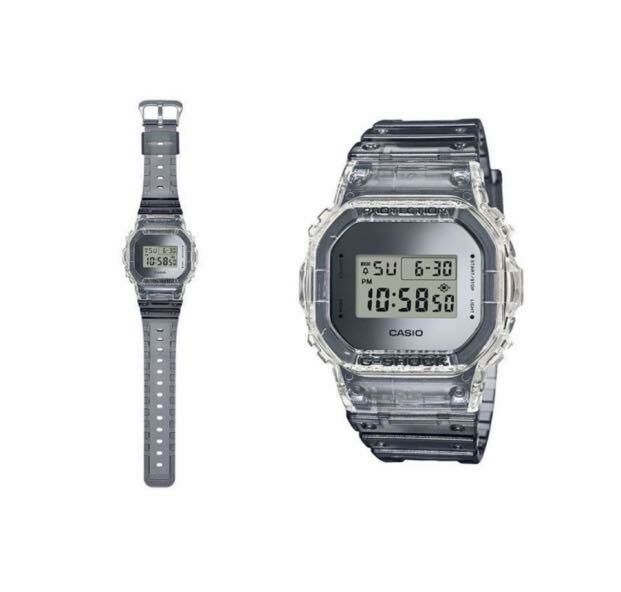 Casio G-Shock DW-5600SK-1 灰黑色 半透明 手錶 (香港行貨)