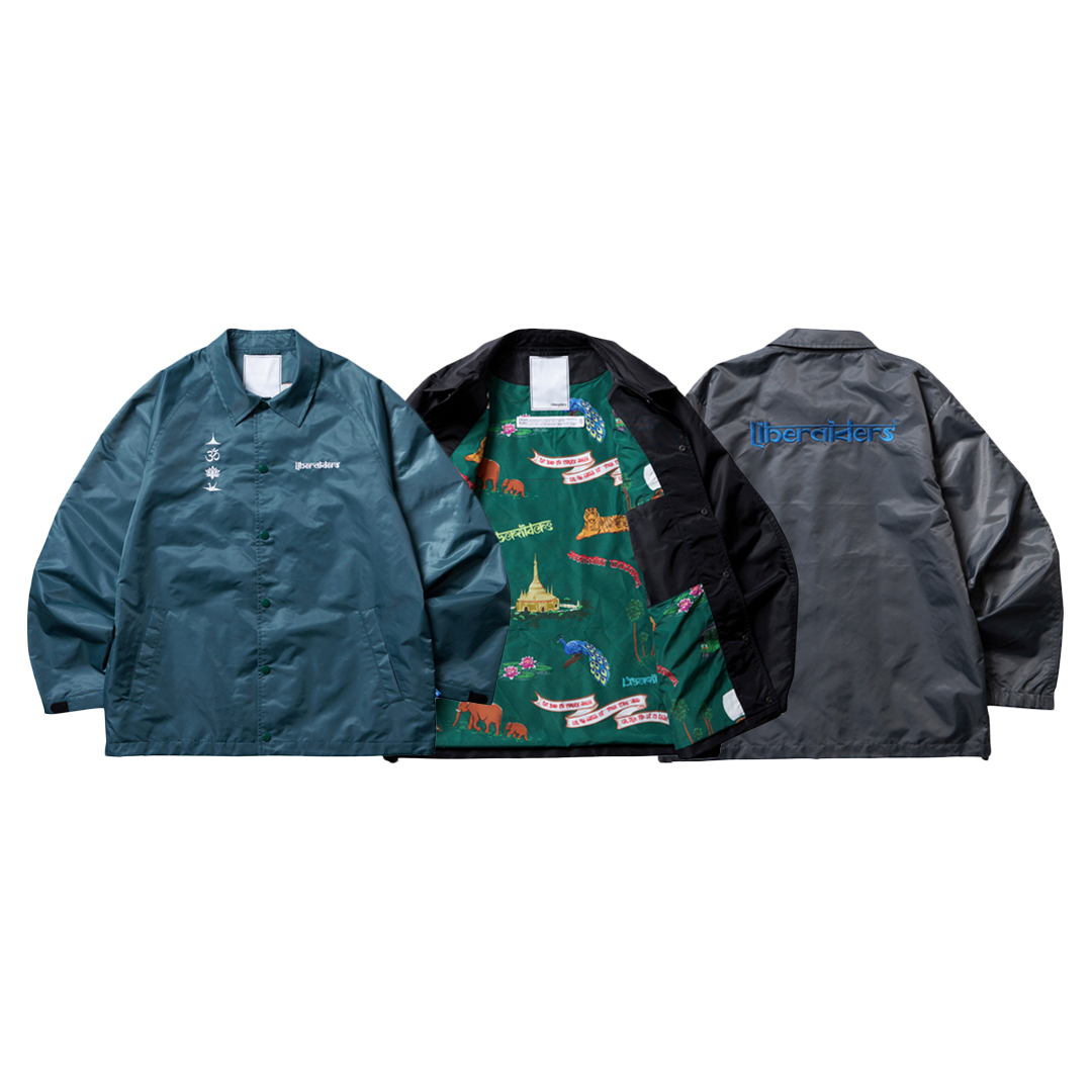 LIBERAIDERS 24S/S BENGAL LOGO COACH JACKET