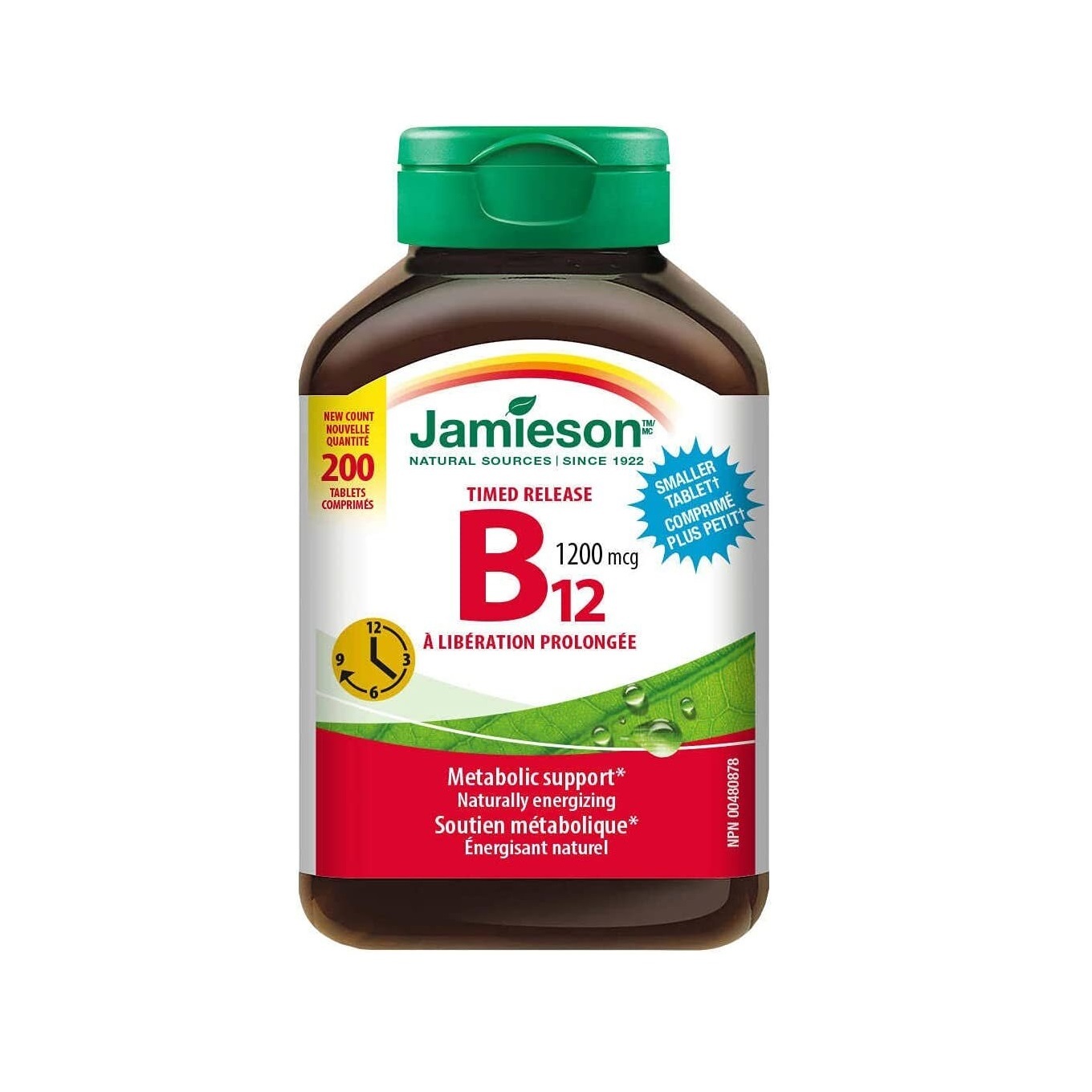 Jamieson - 維他命B12 長效時釋片 1200微克 80粒