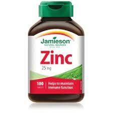 Jamieson - 鋅片 25MG 100粒