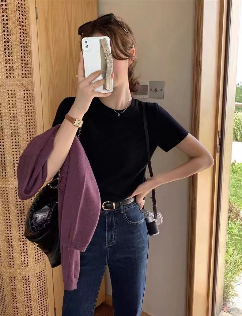 Mar.廣州連線 | 基本款百搭短袖上衣*6色∣