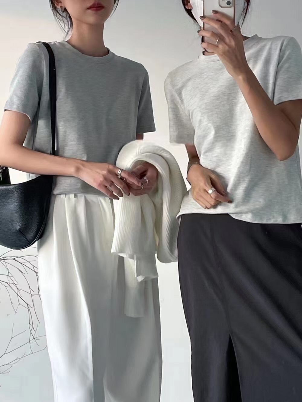 Mar.廣州連線 | 基本款百搭短袖上衣*6色∣