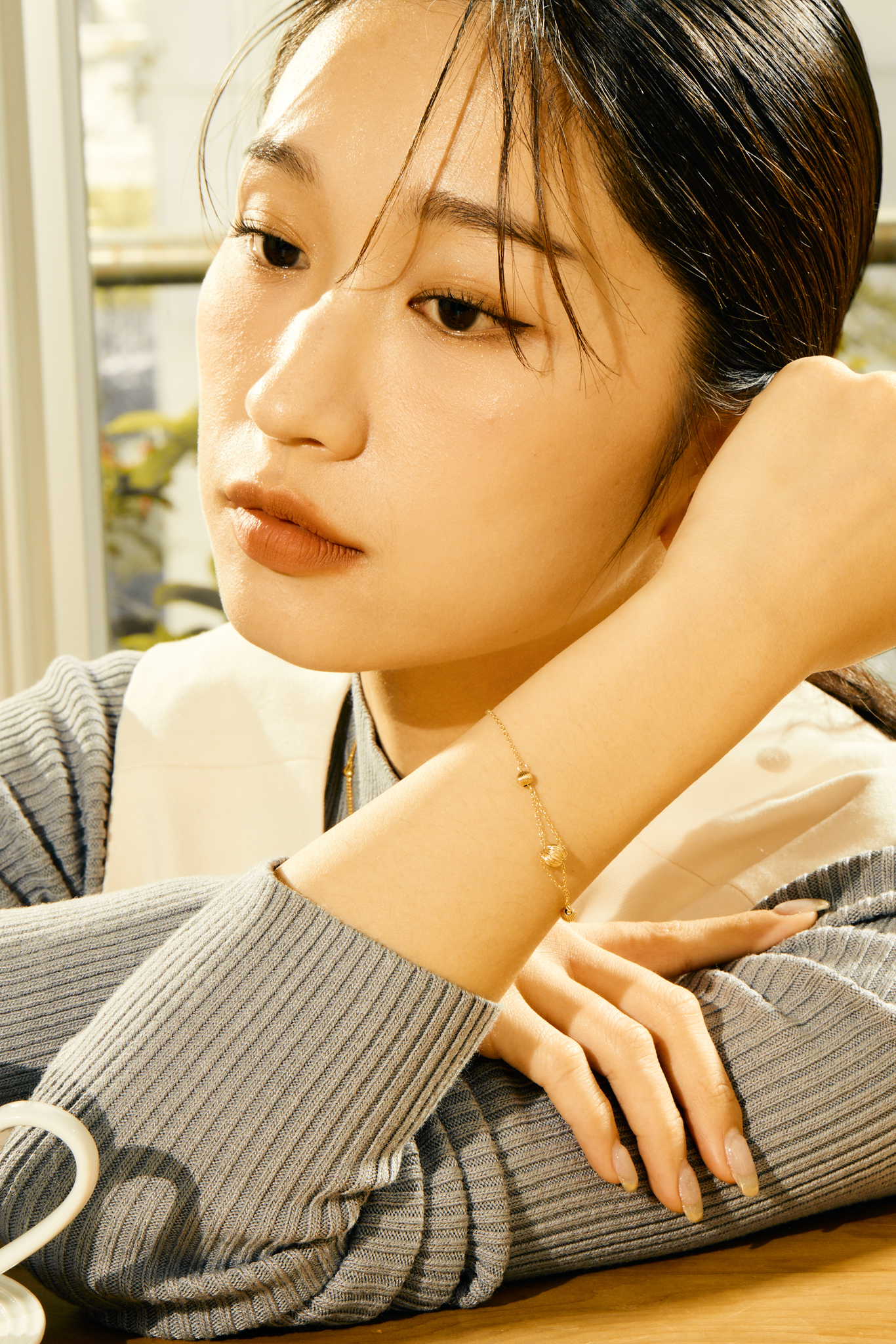 B149 | 14KGF 金球手鍊