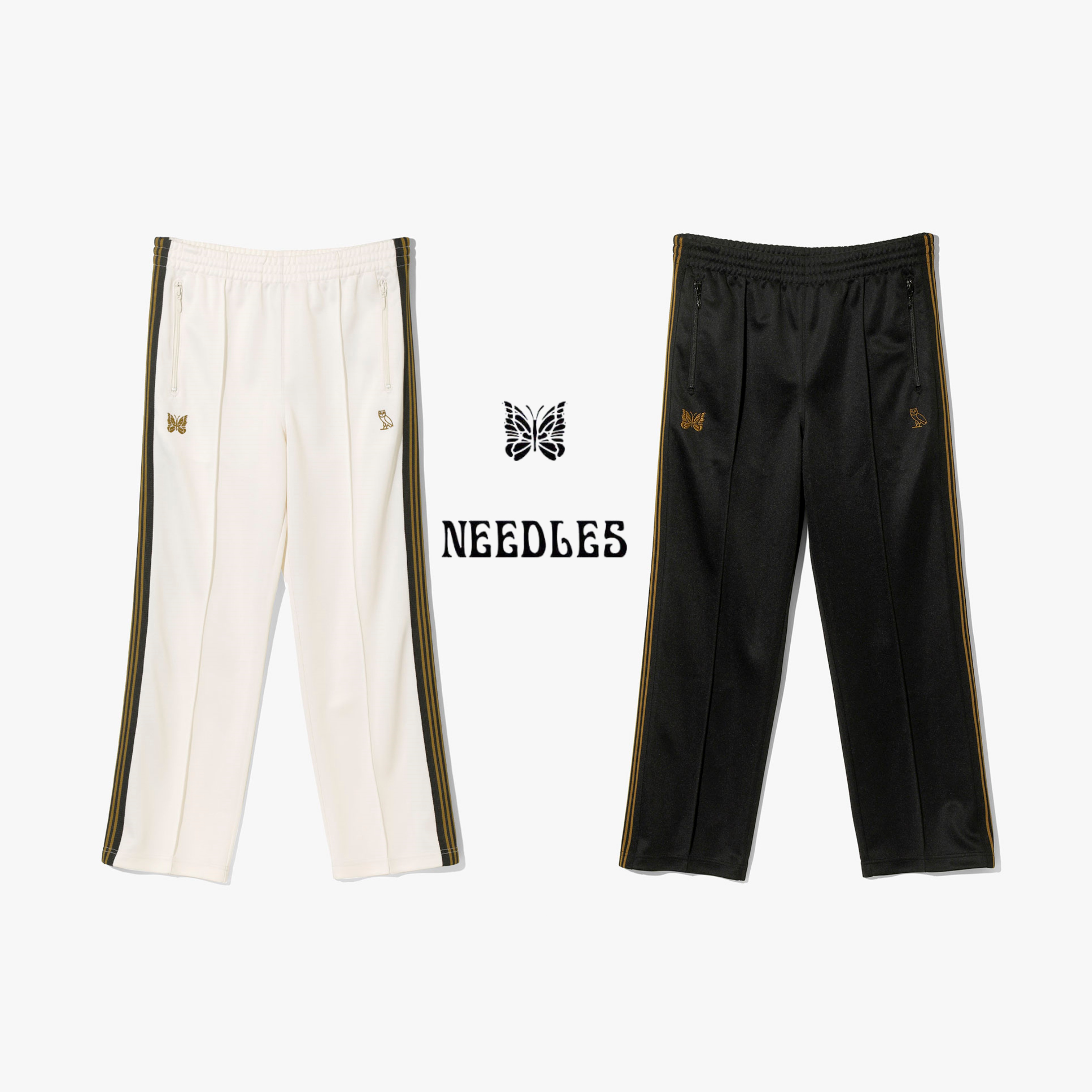 2024SS NEEDLES OCTOBER'S VERY OWN TRACK PANT OVO 聯名長褲