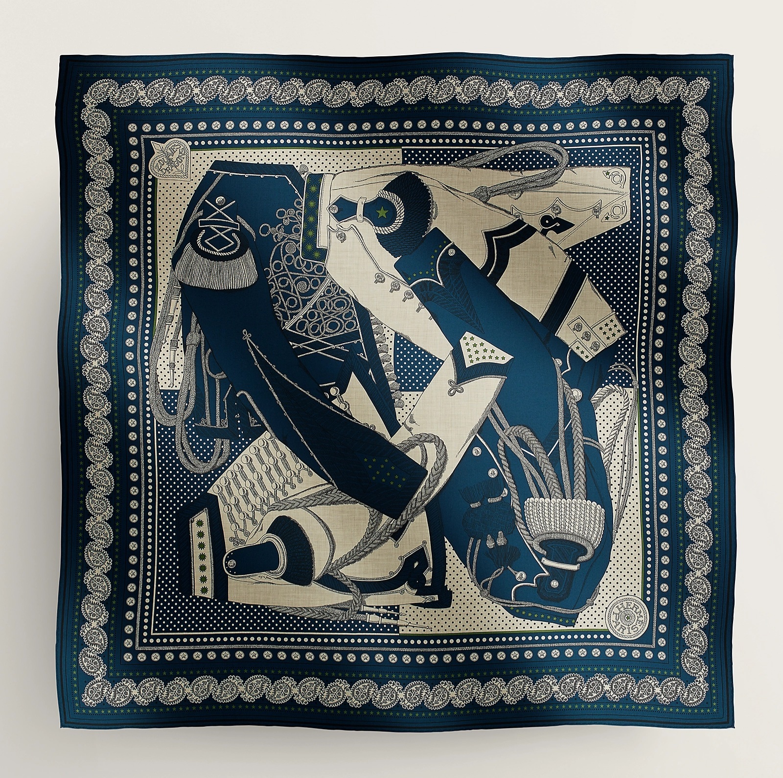 Hermès cashmere scarf 140