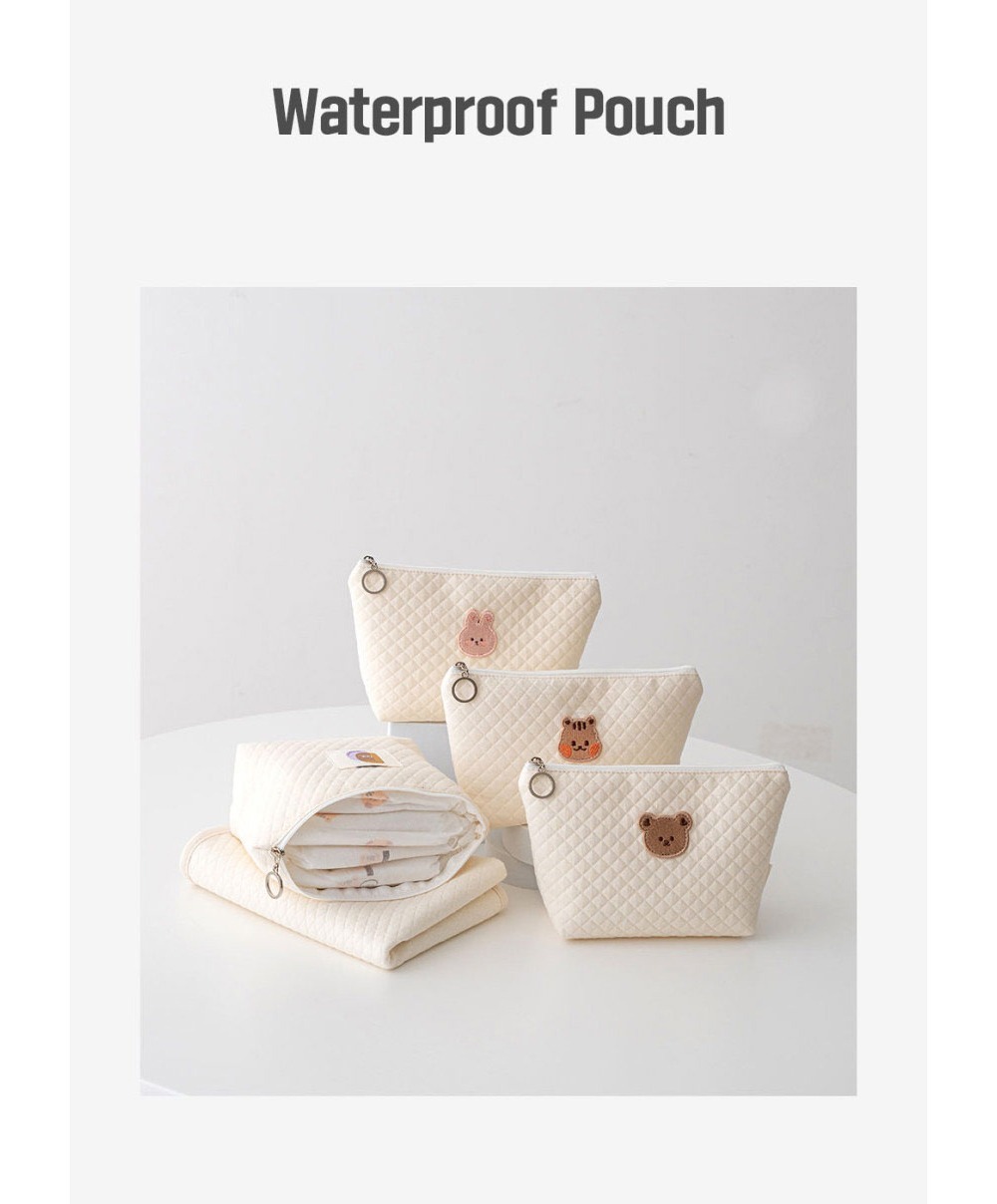 DOTFRIENDS鑽石絎縫系列-TPU防水內層尿布收納包