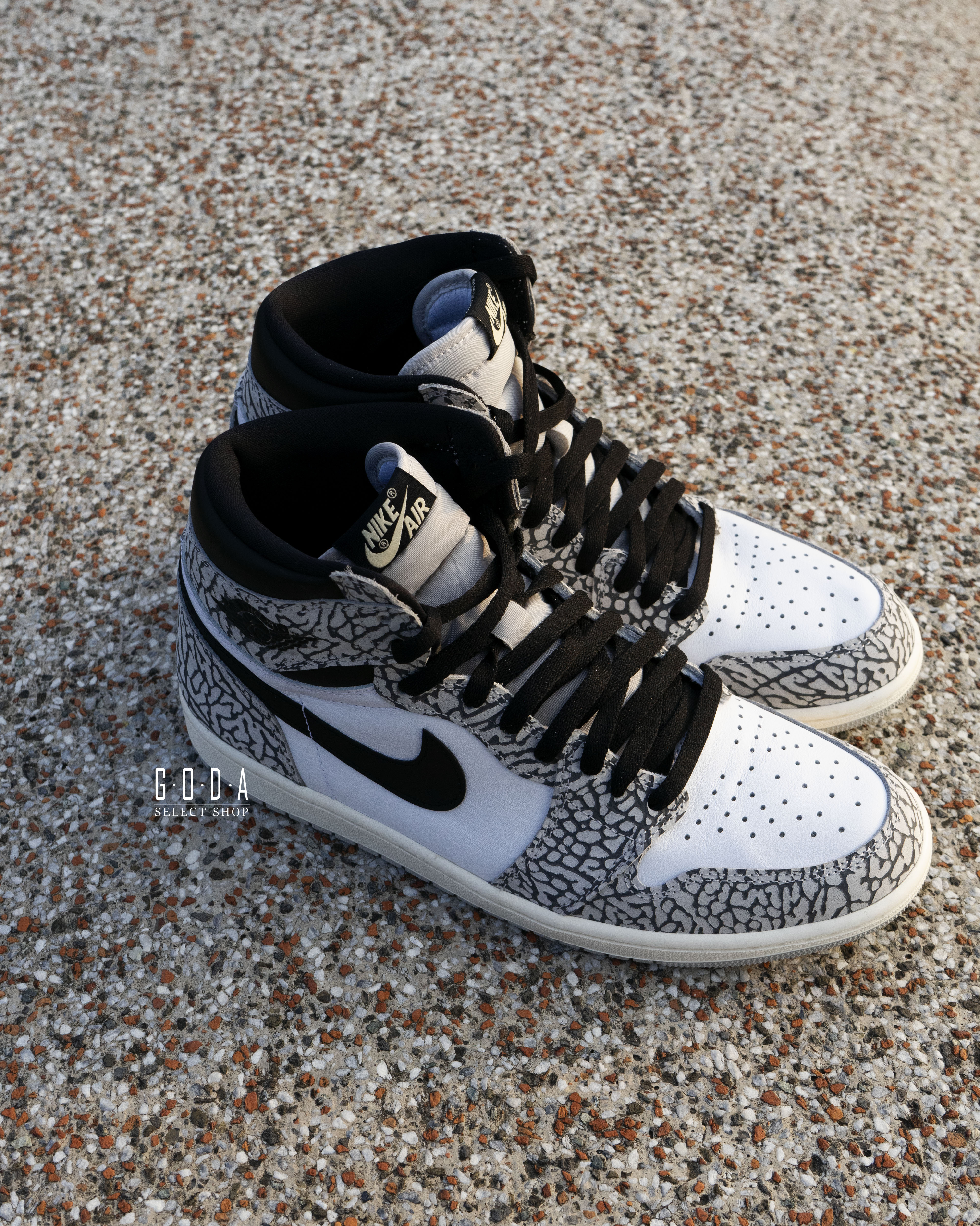 (現貨秒發)Air Jordan 1 High White Cement 白水泥 爆裂紋 高筒 DZ5485-052