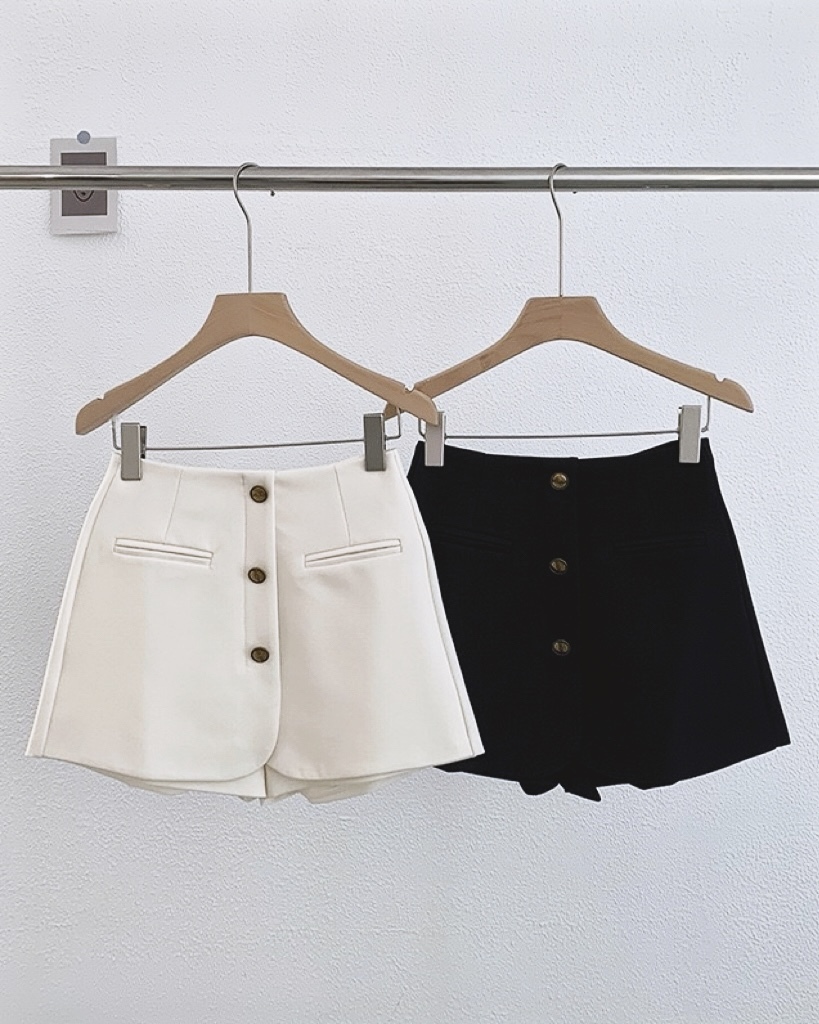 P7556 - High Waist Short Pant (Pre Order)