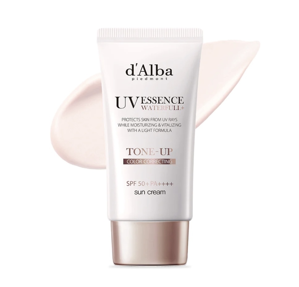 《現貨》d'Alba Waterfull Tone-Up Sun Cream 50mL Double Set