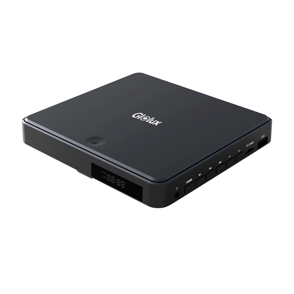 GLOLUX | Portable Mini DVD Player – Upscaling 1080P All Region DVD Players for Home with HDMI / AV Output, USB Multimedia Player Function, High Speed HDMI & AV  (310MD)