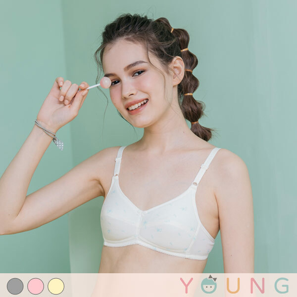 花漾微樂山丘。轉大人透氣少女內衣 A.B罩