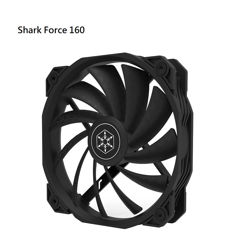 米特3C數位–SilverStone 銀欣 Shark Force 160 PWM高效能風扇/SST-SF160B