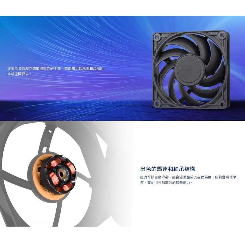 米特3C數位–SilverStone 銀欣 VISTA 120F 混合式高效能散熱風扇/SST-VS120B-F