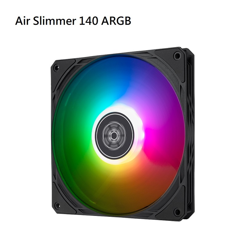 米特3C數位–銀欣 Air Slimmer 140 ARGB 140mmARGB薄型風扇/SST-AS140B-ARGB