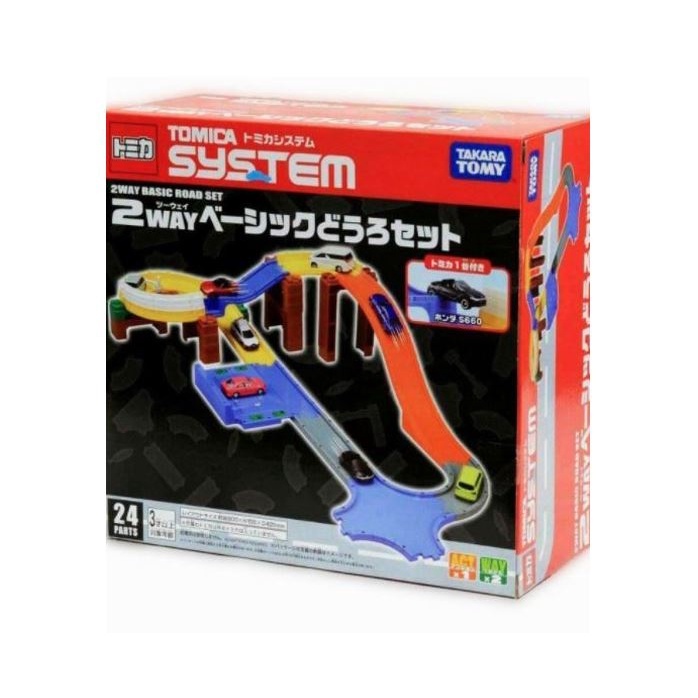 TAKARA TOMY｜TOMICA 交通世界SYSTEM 5WAY 創意軌道競賽組 多美小汽車 tomic小汽車